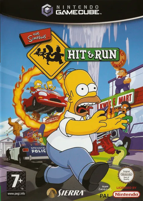 Simpsons, The - Hit & Run (Europe) (En,Fr,De)